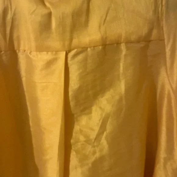 NWT “STAND IN STYLE”  Yellow Button-Up Sheer/LINEN/POLYESTER BLEND Dress 1X - Picture 11 of 11